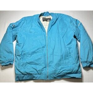 Los Angeles Super Bowl LVI NFL Football LA Full Zip Blue Jacket Mens Size XXL